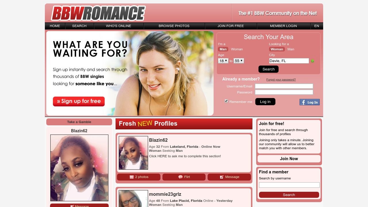 Review Bbw Romance Site